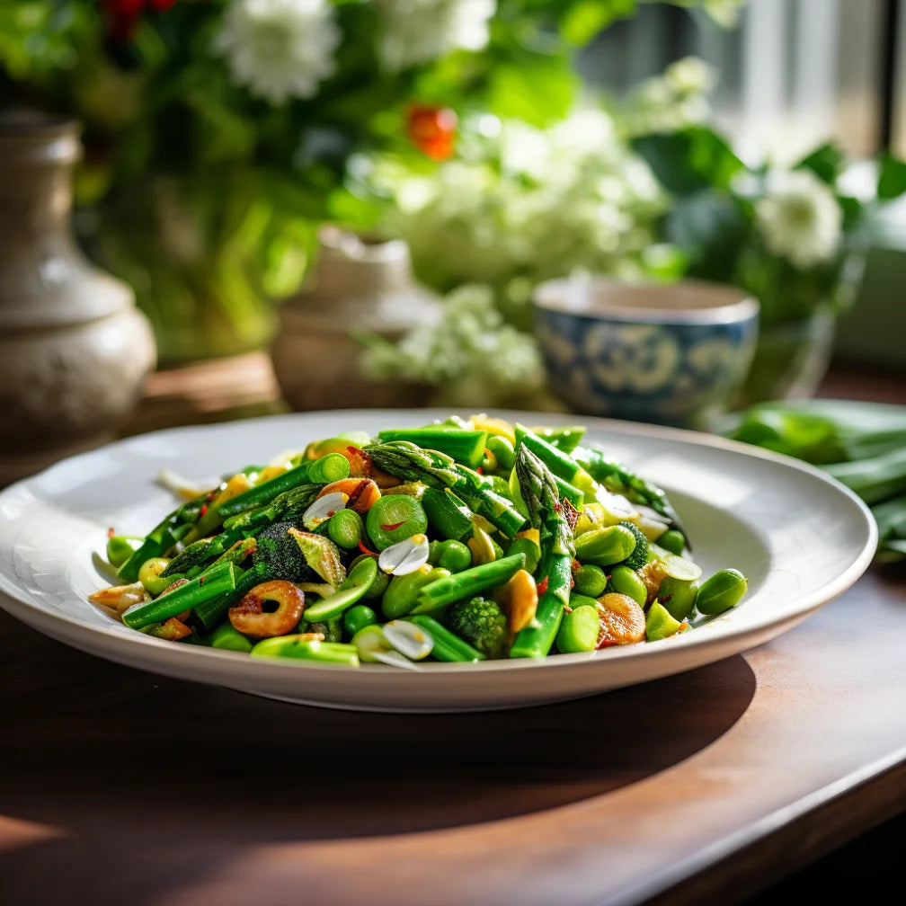 Raravina Recipe Green Vegetable Stir-Fry