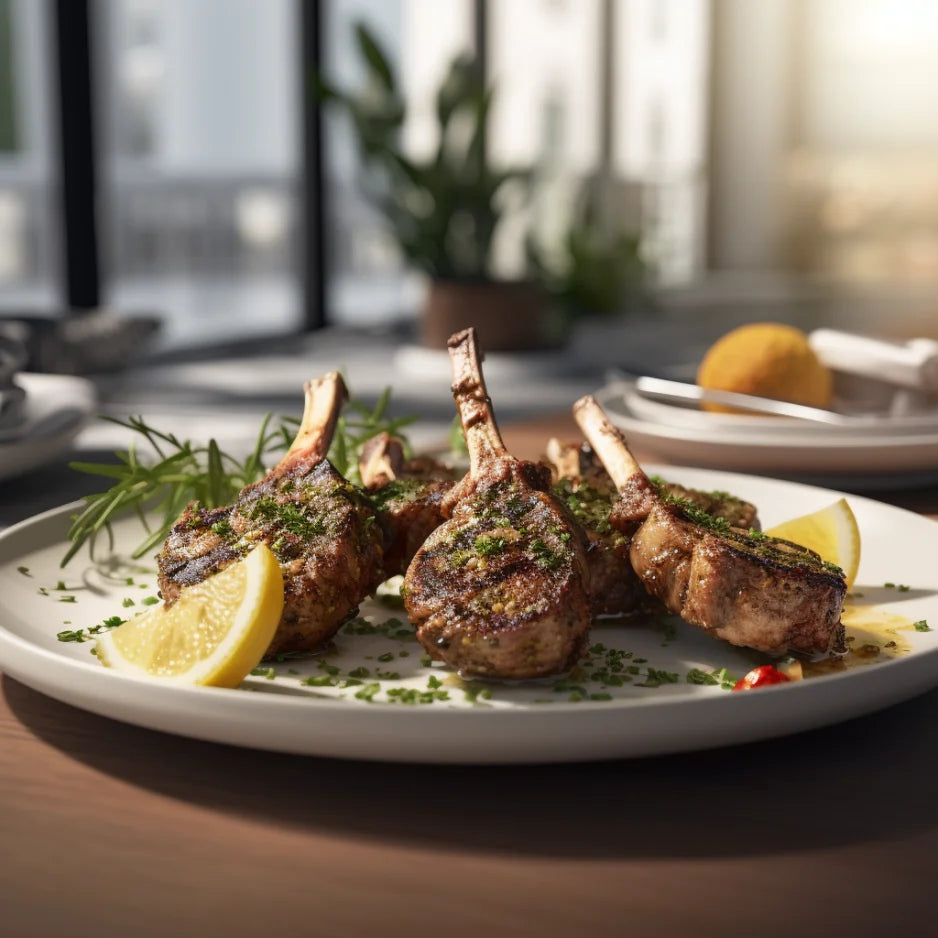 Raravina Recipe Grilled Herb Crusted Lamb Chops