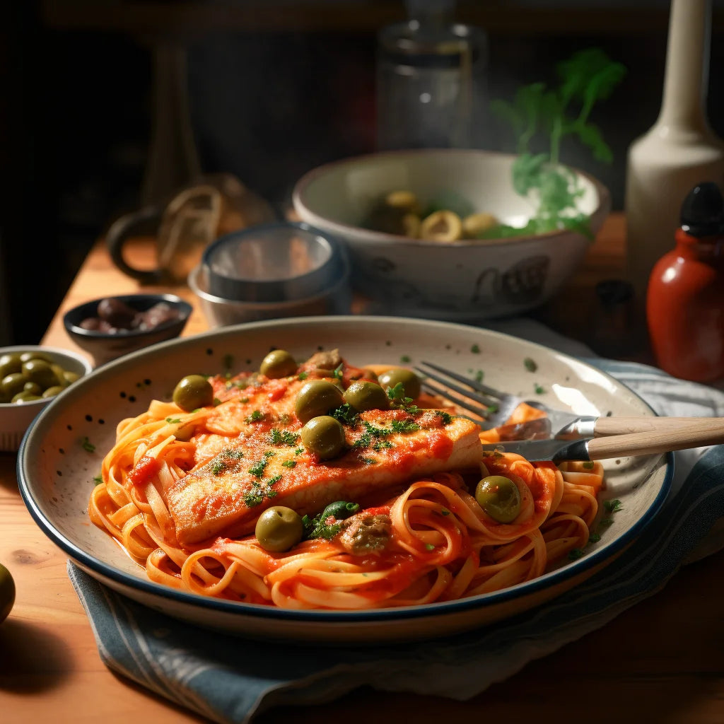 Raravina Recipe Homemade Tagliolini With Swordfish