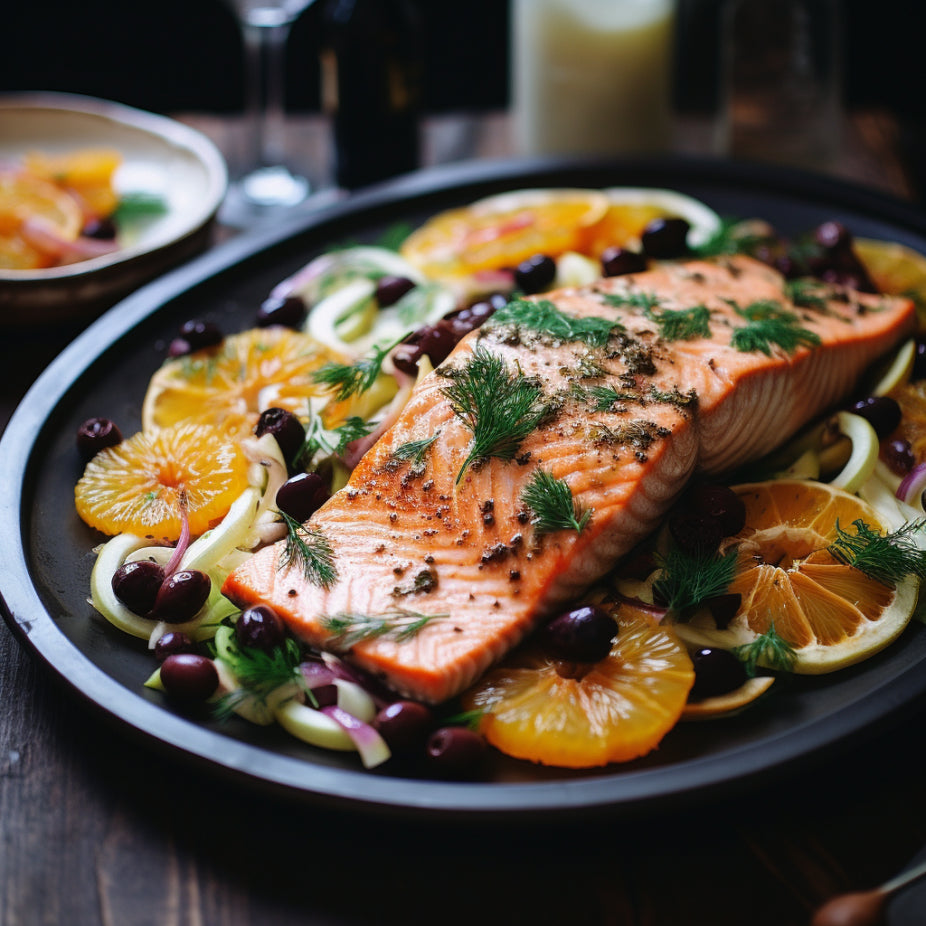 Raravina Recipe Salmon Fennel Orange Salad