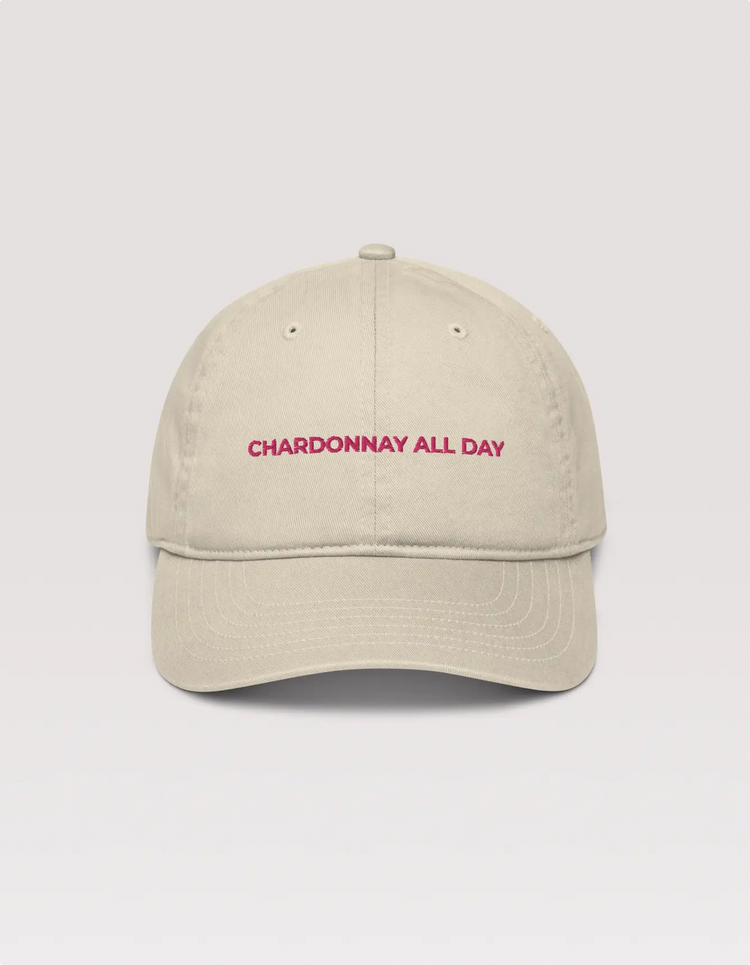 Raravina Chardonnay All Day Slogan Baseball Hat