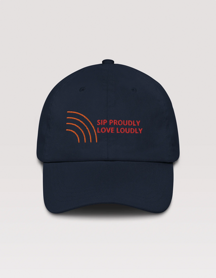 Raravina SIP PROUDLY LOVE LOUDLY Pride Baseball Hat