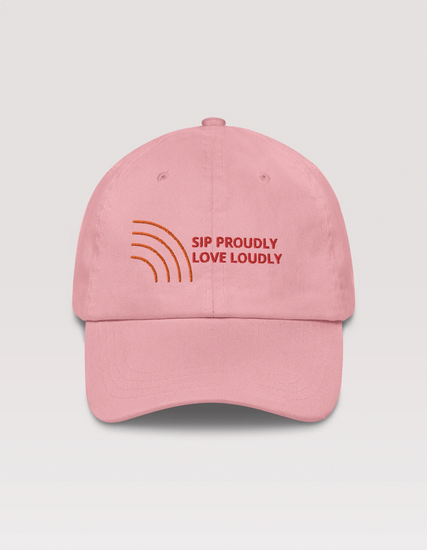 Raravina SIP PROUDLY LOVE LOUDLY Pride Baseball Hat