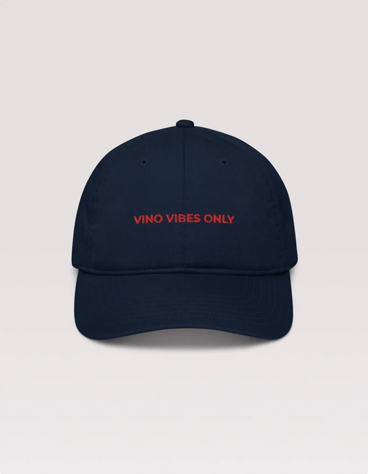 Raravina Vino Vibes Only Slogan Baseball Hat